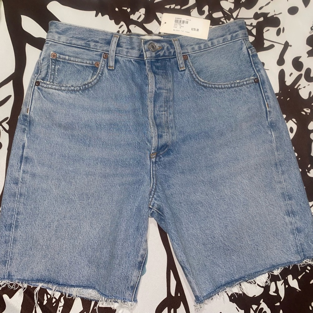 NWT AGOLDE Mya Denim Shorts - Size 26